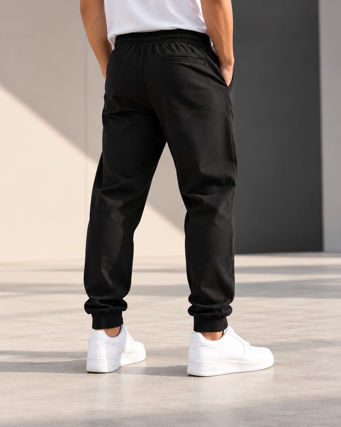 DUCABO Men's Essential Joggers – Black