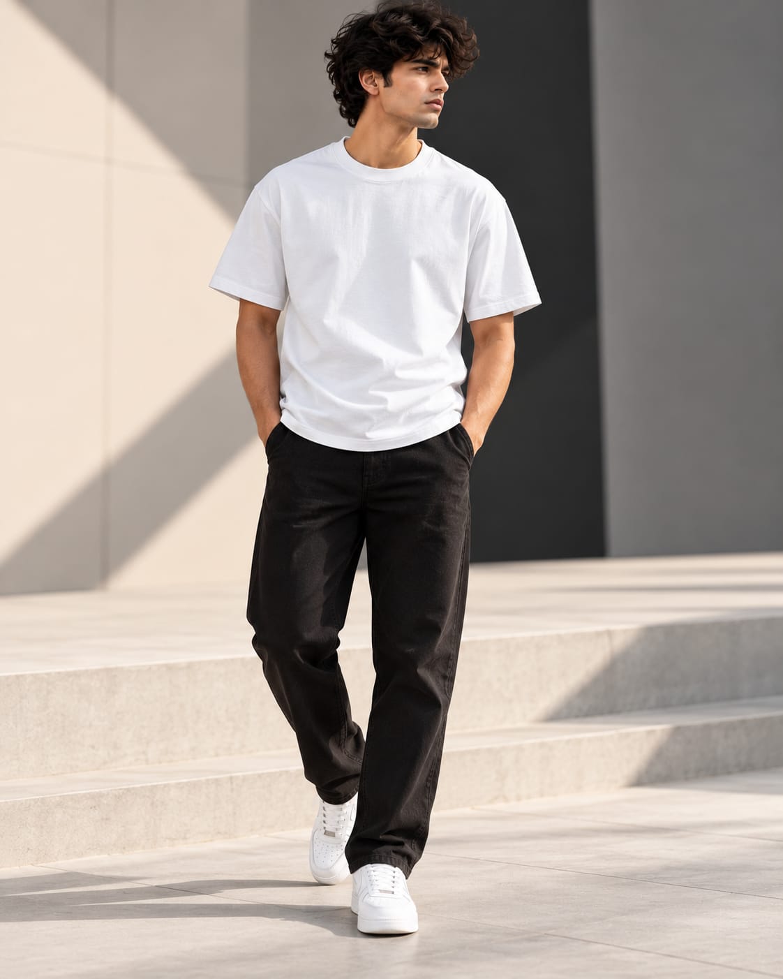 DUCABO Classic Crew Neck T-Shirt - White