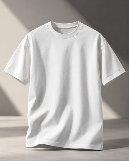 DUCABO Classic Crew Neck T-Shirt - White