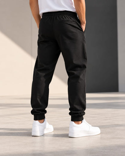 DUCABO Men's Essential Joggers – Black