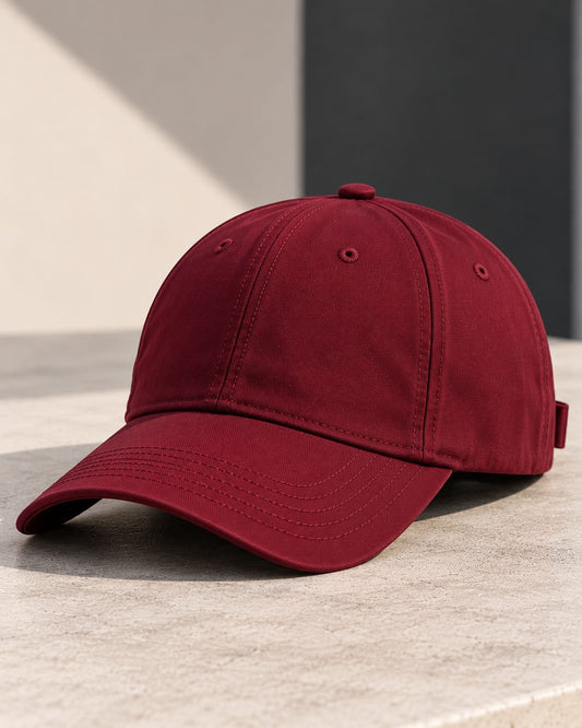 DUCABO Classic Unisex Baseball Cap – Burgundy