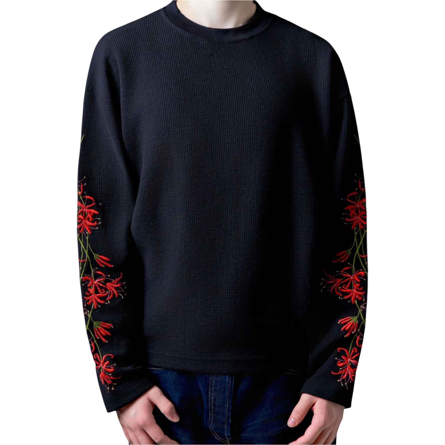 Obsidian Bloom Knit